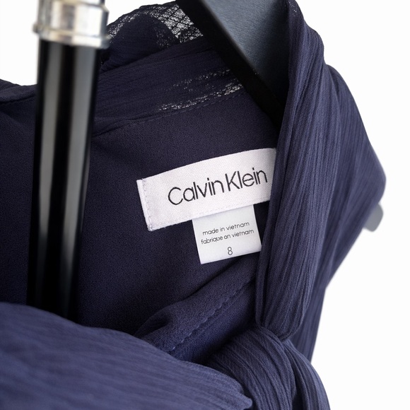 Calvin Klein Dark Blue Sleeveless Jumpsuit - Picture 3 of 3